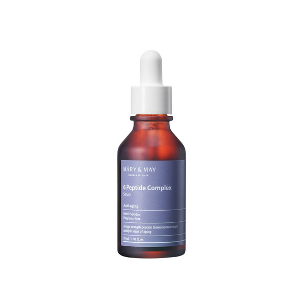 Mary & May 6 Peptide Complex Serum 30 ml anti‑aging and firming serum